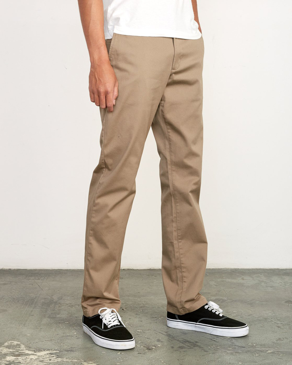 11 The Weekend Stretch - Pantalon pour Homme Beige U1PTRLRVF0 RVCA