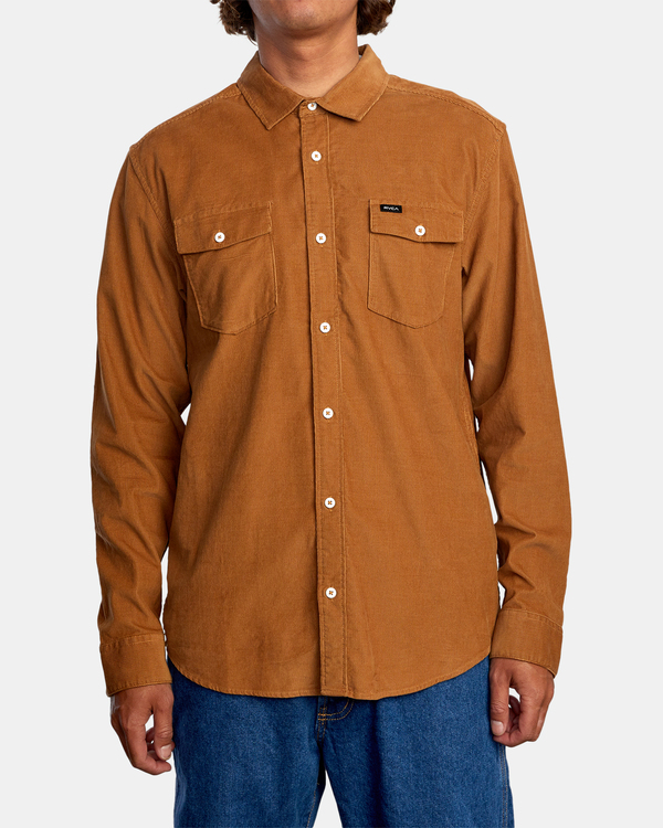 1 Freeman - Chemise manches longues pour Homme Marron U1SHRQRVF0 RVCA
