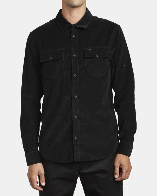 9 Freeman - Camisa de manga larga para Hombre Negro U1SHRQRVF0 RVCA