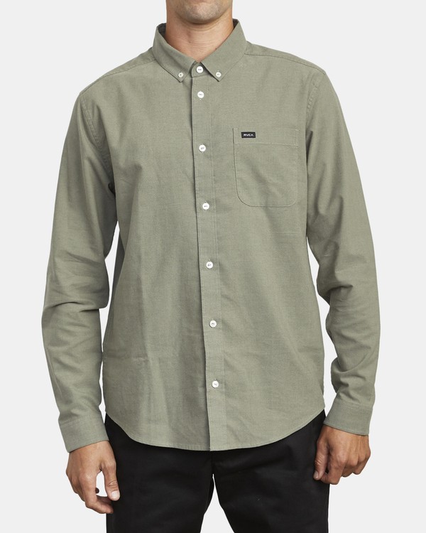 1 Thatll Do Stretch - Long Sleeve Shirt for Men  U1SHRTRVF0 RVCA