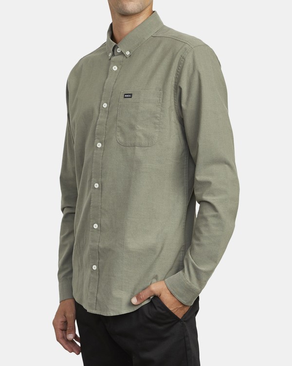 3 Thatll Do Stretch - Long Sleeve Shirt for Men  U1SHRTRVF0 RVCA