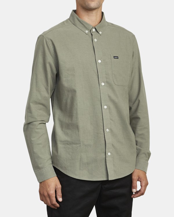 4 Thatll Do Stretch - Long Sleeve Shirt for Men  U1SHRTRVF0 RVCA