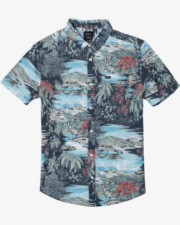 0 Paradiso Floral - Short Sleeve Shirt for Men  U1SHRXRVF0 RVCA