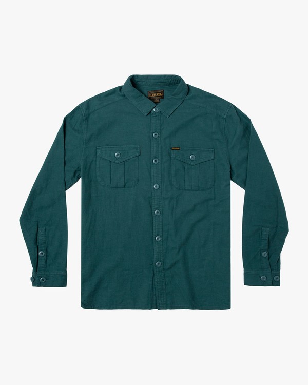 0 Baker RVCA - Long Sleeve Flannel Shirt for Men  U1SHVBRVF0 RVCA