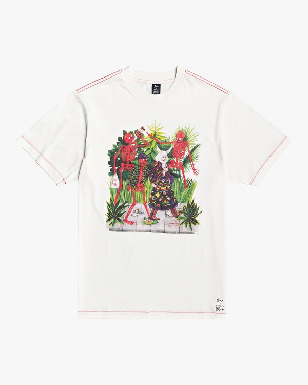 0 Stacey Rozich Bone - T-Shirt for Men  U1SSRFRVF0 RVCA