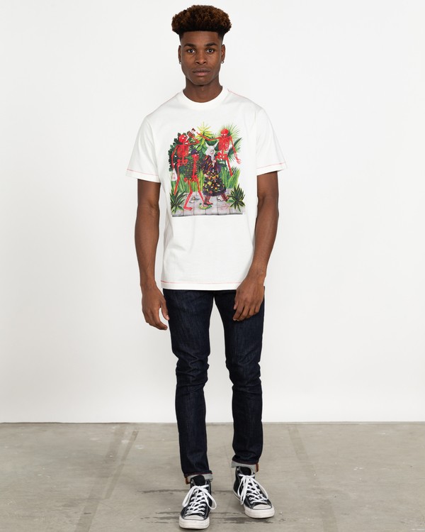 4 Stacey Rozich Bone - T-Shirt for Men  U1SSRFRVF0 RVCA