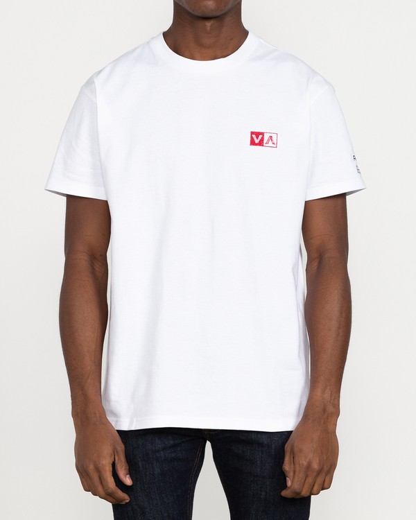 2 Tiger Stare - T-Shirt for Men White U1SSSIRVF0 RVCA