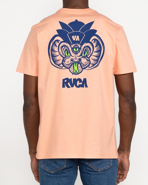 3 Roberto Rodriguez Redondo Snake - Maglietta da Uomo Pink U1SSSQRVF0 RVCA