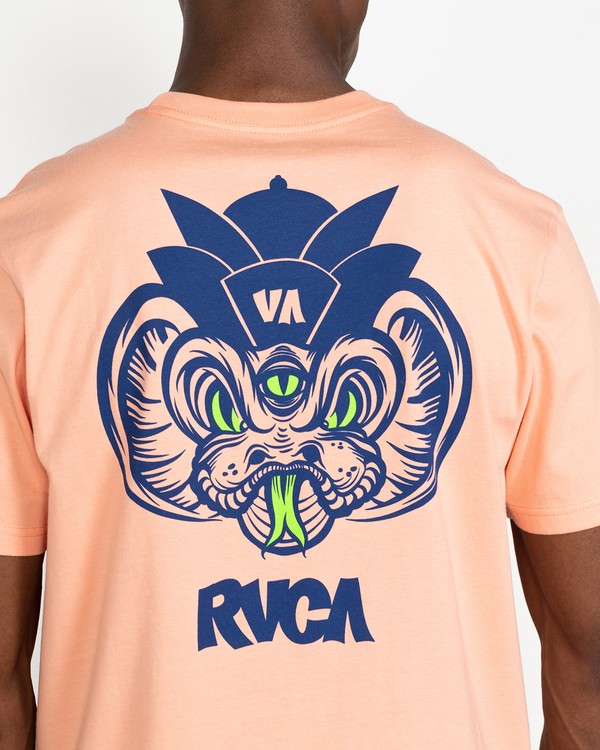 5 Roberto Rodriguez Redondo Snake - Maglietta da Uomo Pink U1SSSQRVF0 RVCA