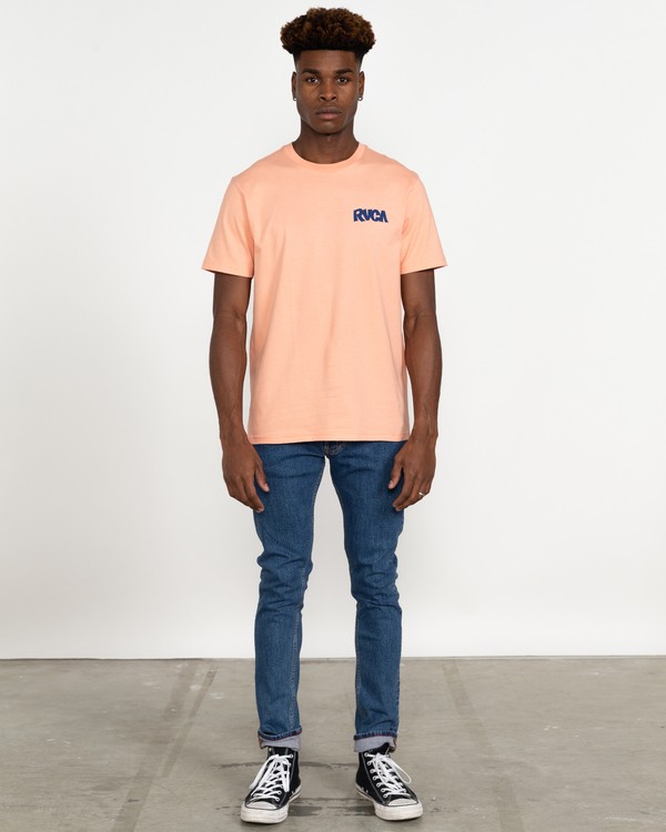 4 Roberto Rodriguez Redondo Snake - Maglietta da Uomo Pink U1SSSQRVF0 RVCA