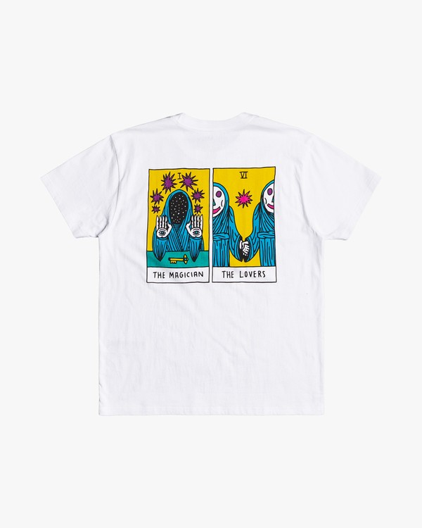 0 Superblast Tarot - T-shirt pour Homme Blanc U1SSSVRVF0 RVCA