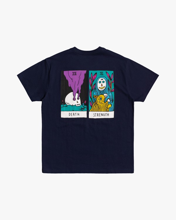0 Superblast Tarot - Camiseta para Hombre Azul U1SSSVRVF0 RVCA
