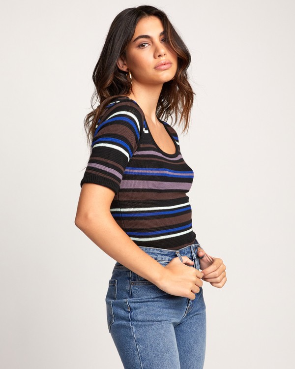 3 Quincy - Jersey para Mujer  U3JPRARVF0 RVCA