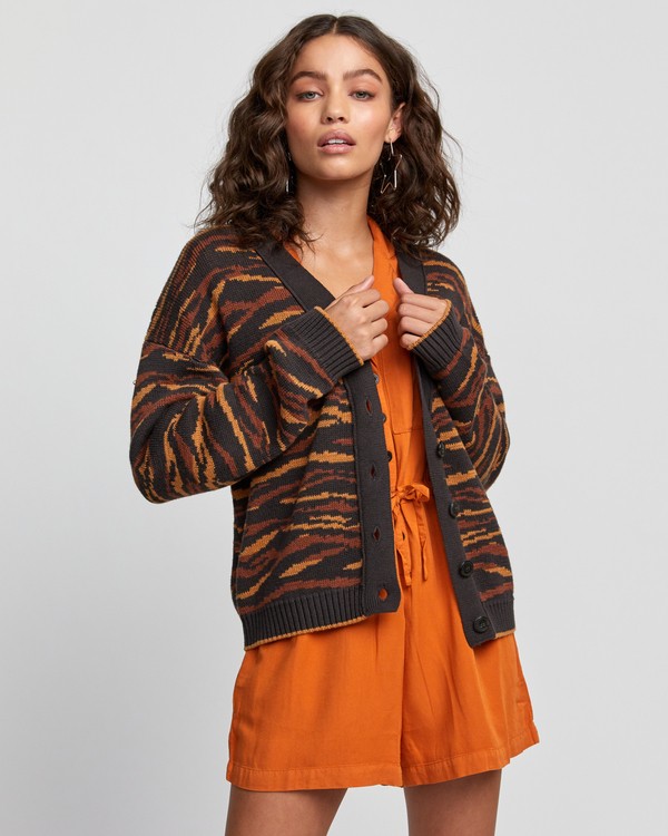 0 Adrienne - Gilet pour Femme Noir U3JPRERVF0 RVCA