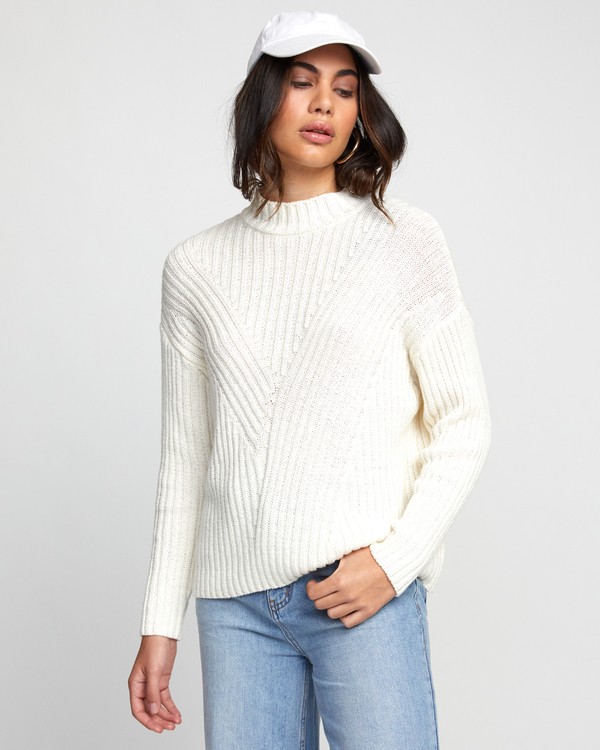 2 Arabella - Jersey para Mujer Blanco U3JPRHRVF0 RVCA