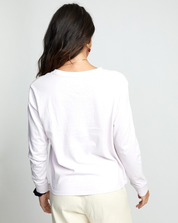 1 Big RVCA - Long Sleeve T-Shirt for Women Purple U3LSRARVF0 RVCA