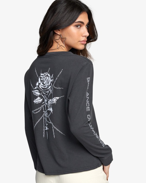 1 Chained - Long Sleeve T-Shirt for Women  U3LSRBRVF0 RVCA