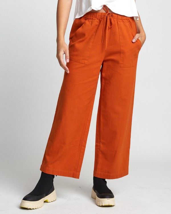 0 Palla - Pantalon cropped court pour Femme  U3PTRBRVF0 RVCA