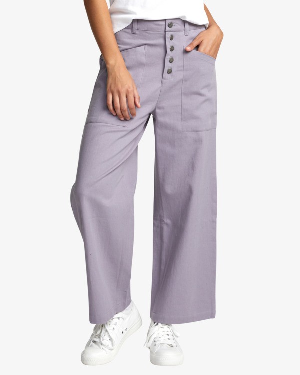 0 Hazel - Pantalón de pierna ancha para Mujer  U3PTRCRVF0 RVCA