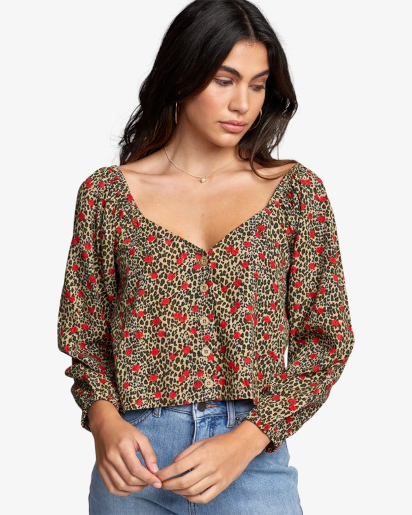 0 Cartia - Shirt for Women Yellow U3SHRBRVF0 RVCA