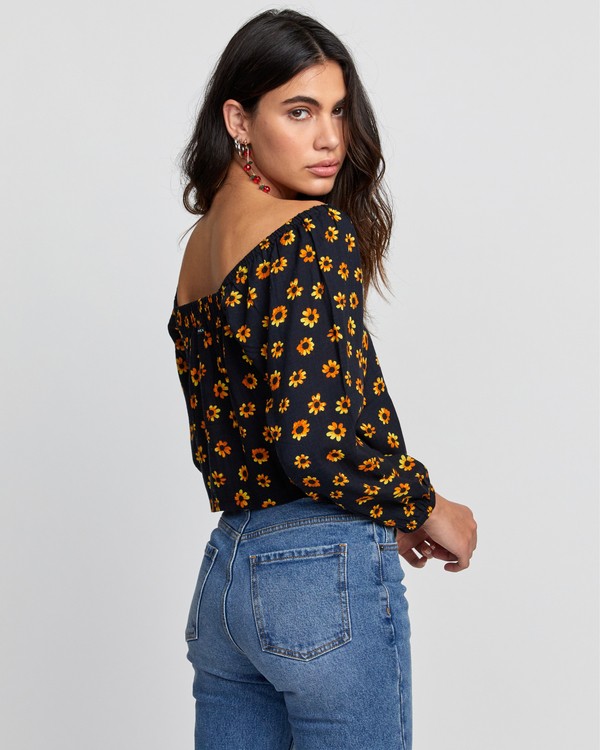 1 Cartia - Chemise pour Femme Noir U3SHRBRVF0 RVCA