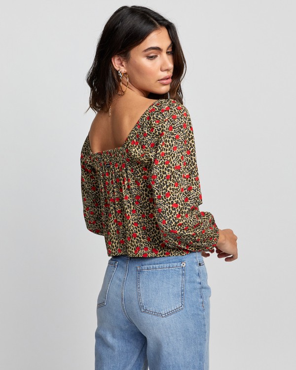 1 Cartia - Shirt for Women Yellow U3SHRBRVF0 RVCA