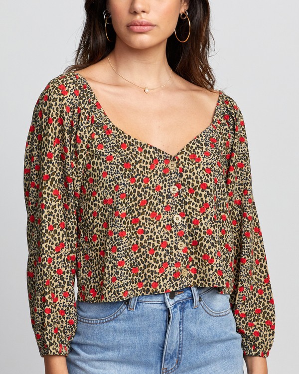 2 Cartia - Shirt for Women Yellow U3SHRBRVF0 RVCA