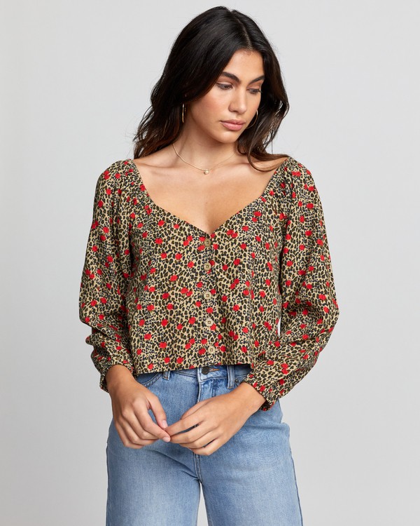 0 Cartia - Shirt for Women Yellow U3SHRBRVF0 RVCA