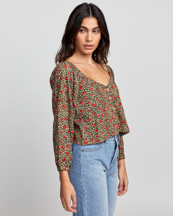 3 Cartia - Shirt for Women Yellow U3SHRBRVF0 RVCA