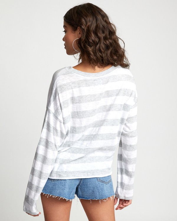 4 Stacey Rozich Talkin Crazy - Long Sleeve Top for Women  U3TPRFRVF0 RVCA