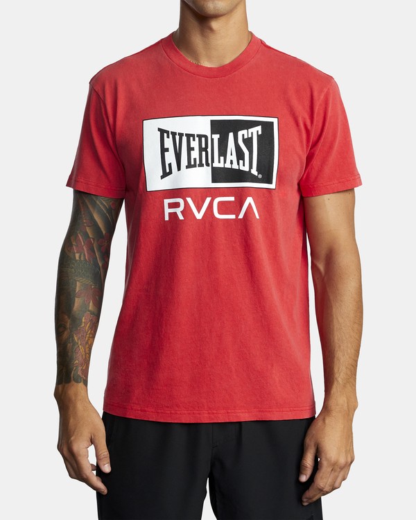 6 Everlast Box - T-shirt pour Homme Rouge U4SSEBRVF0 RVCA