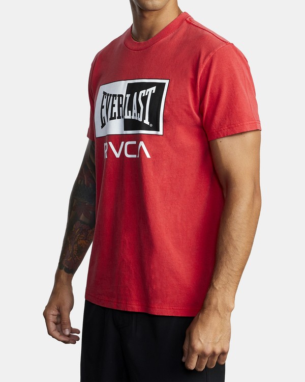 8 Everlast Box - T-shirt pour Homme Rouge U4SSEBRVF0 RVCA
