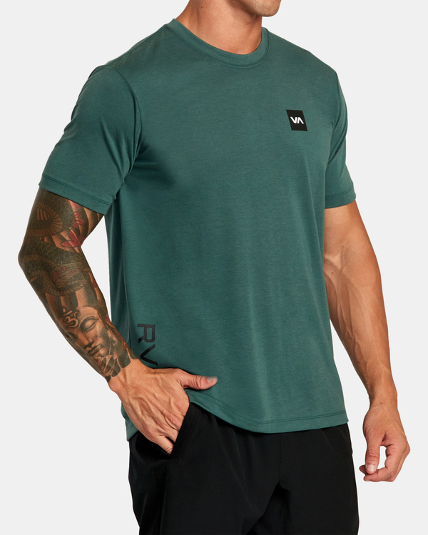 4 RVCA 2X - T-Shirt für Männer Grün U4SSMARVF0 RVCA