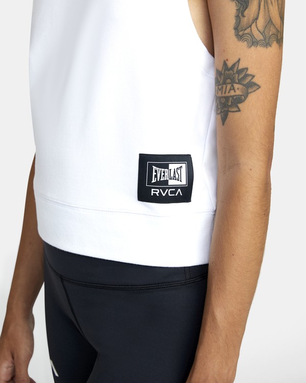 5 Everlast - D&eacute;bardeur pour Femme Blanc U4TPEBRVF0 RVCA