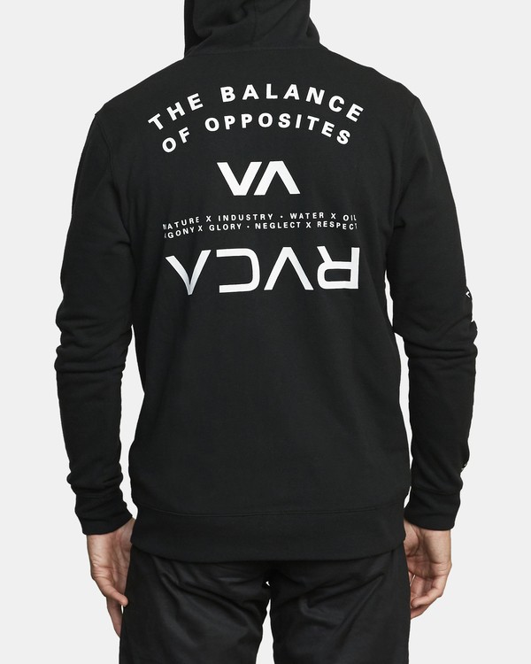 2 VA Sport Swift - Sweat &agrave; capuche pour Homme Noir U4ZHMARVF0 RVCA