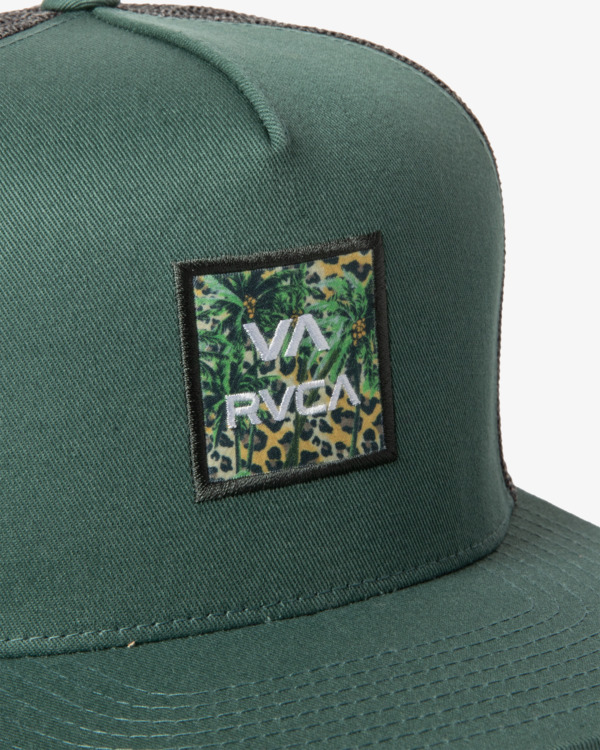 3 VA ATW - Trucker Cap for Men Blue U5CPRORVF0 RVCA