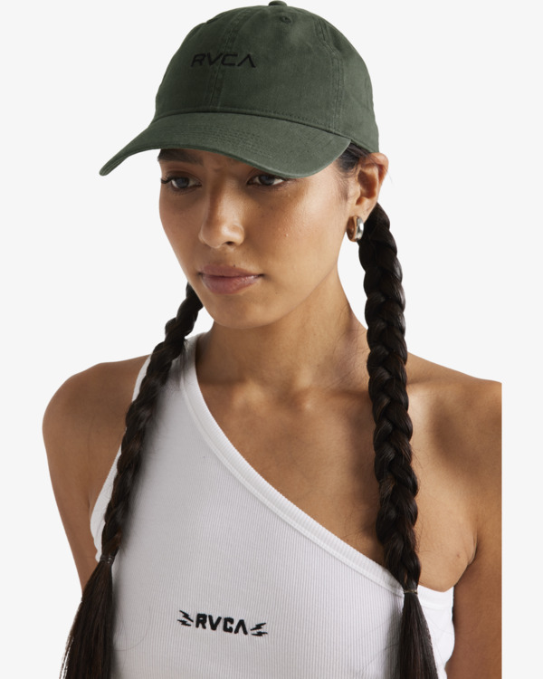 6 RVCA - Casquette pour Femme Vert UVJHA00174 RVCA