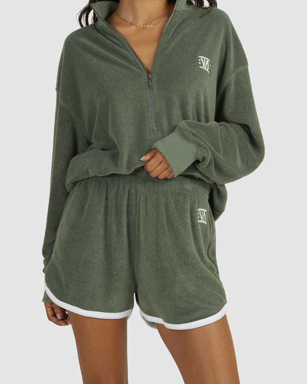 2 Grand Slam - Sweat Shorts for Women Green UVJNS00121 RVCA