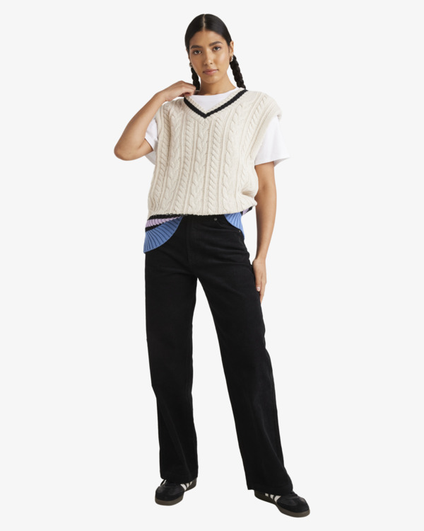 1 Weekend Cable Knit Gris UVJSW00120 RVCA