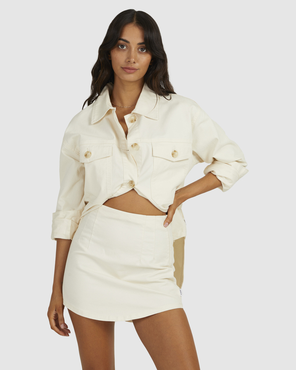 1 Twill Mini - Falda para Mujer  UVJWK00119 RVCA