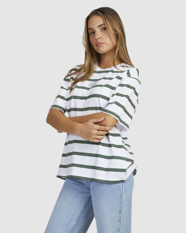 3 RVCA Street Anyday - T-Shirt for Women White UVJZT00162 RVCA