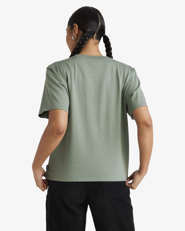 1 Viper Easy - Short Sleeves T-Shirt for Women Green UVJZT00284 RVCA