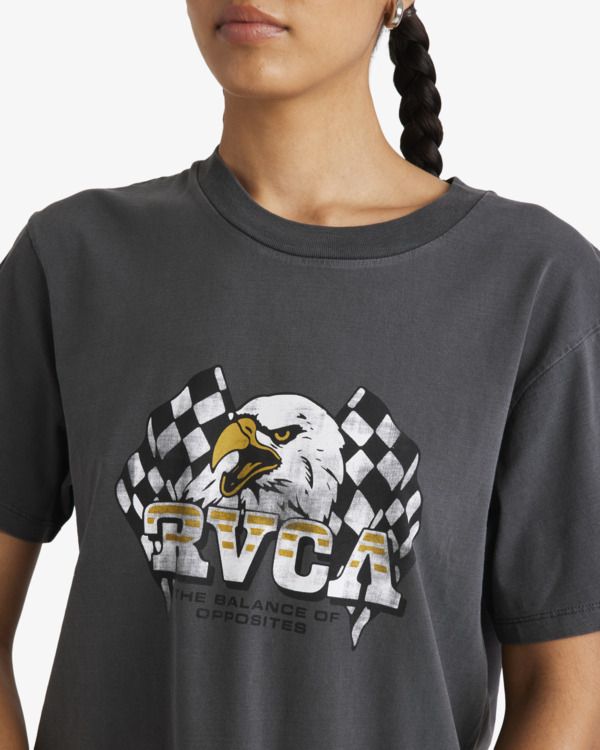 2 Race Day Easy - Short Sleeves T-Shirt for Women Black UVJZT00286 RVCA