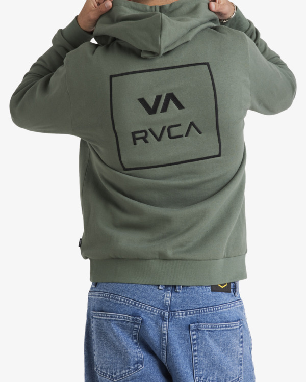 1 RVCA All The Ways - Sweat à capuche pour Homme Vert UVYFT00121 RVCA