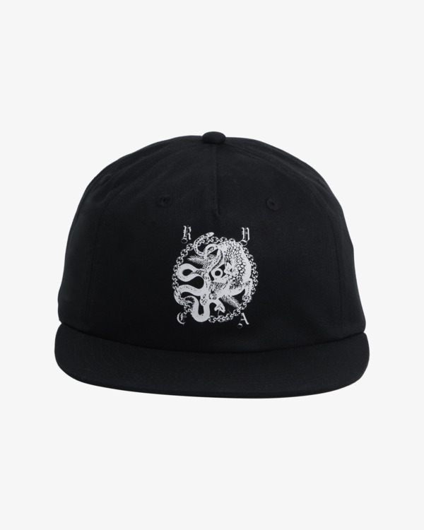 2 Benj - Snapback-Cap für Männer Schwarz UVYHA00307 RVCA