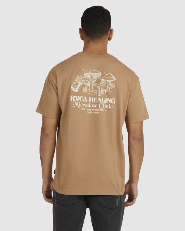 1 RVCA Healing - T-Shirt for Men Brown UVYZT00431 RVCA