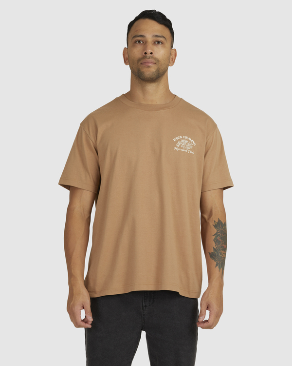 0 RVCA Healing - T-Shirt for Men Brown UVYZT00431 RVCA