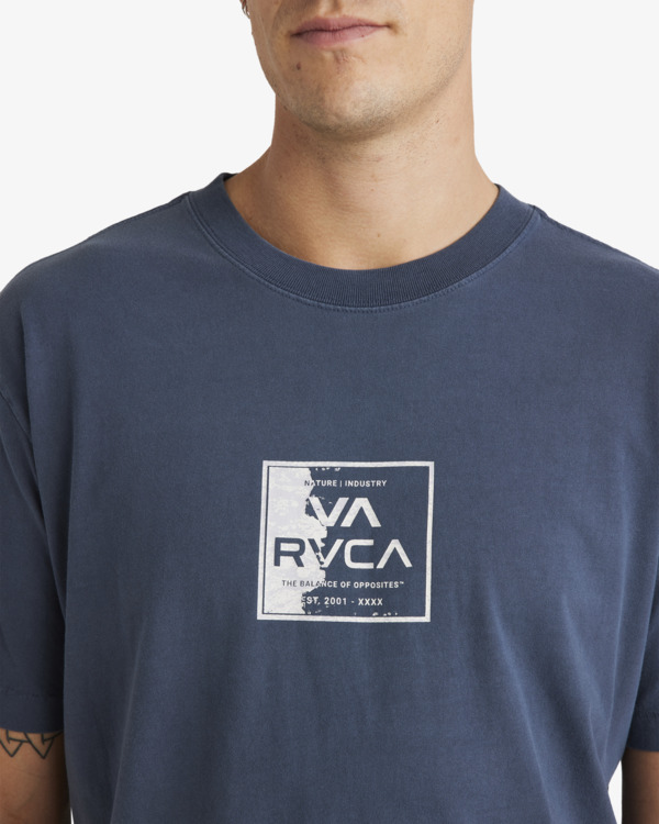 2 VA Torn - T-Shirt for Men Blue UVYZT00529 RVCA