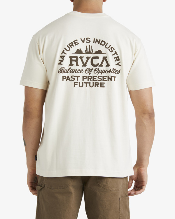 1 Roswell - Short Sleeves T-shirt for Men White UVYZT00764 RVCA