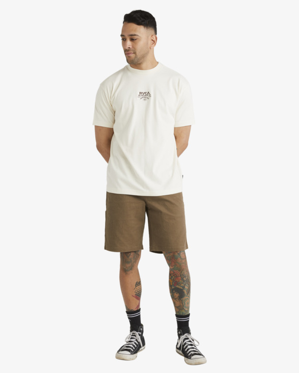 4 Roswell - T-shirt à manches courtes pour Homme Blanc UVYZT00764 RVCA